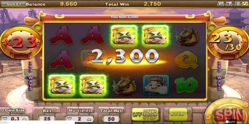 Quay hũ rồng lửa là dòng game nổi trội hàng đầu tại chuyên mục slots game